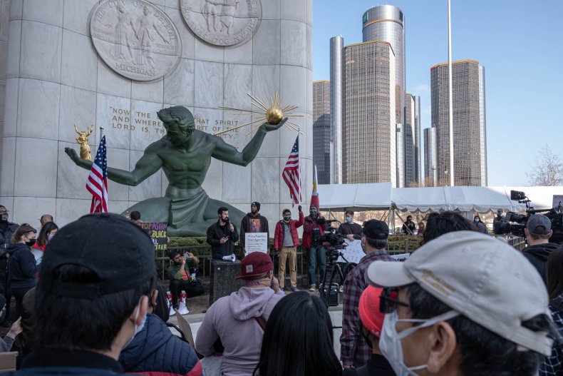 Detroit vigil shooting