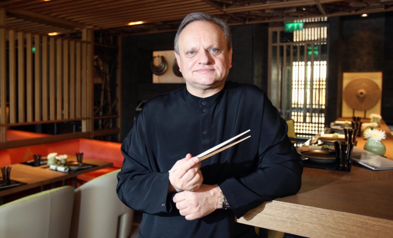 The acclaimed late chef Joël Robuchon.