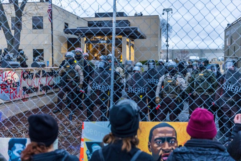 Brooklyn, Minnesota, protests, Wright, Floyd