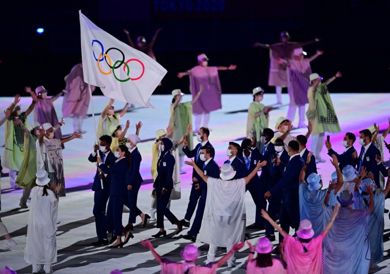 The Refugee Olympic Team at Tokyo 2020.