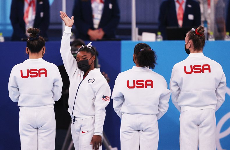 Simone Biles prepares for Tokyo day four