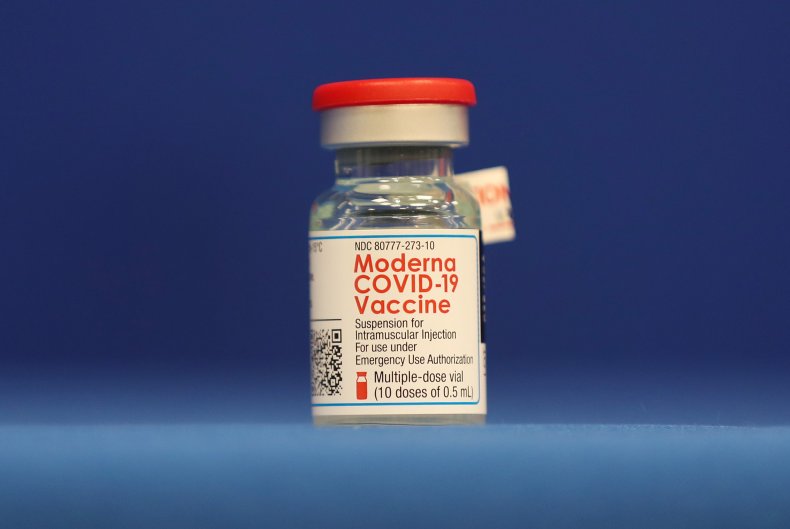 COVID-19 vaccine
A bottle of the Moderna