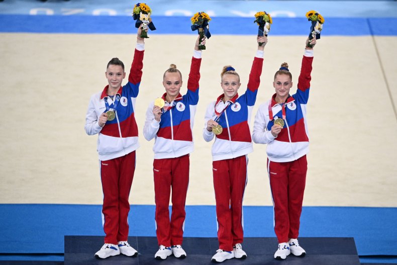 Russia's artistic gymnastics team