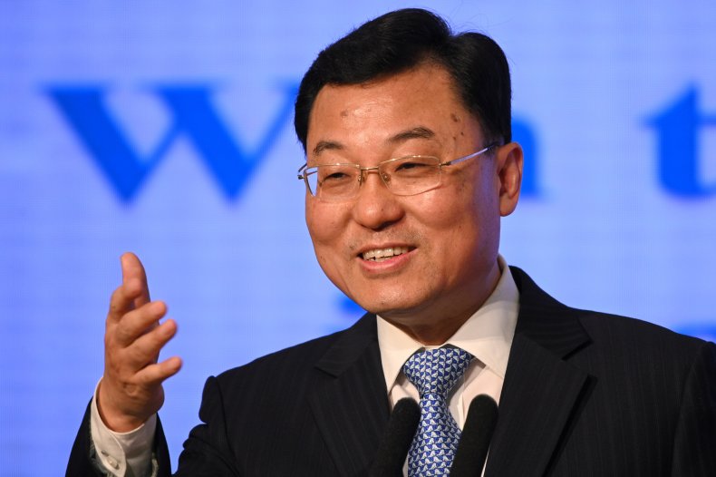 China Foreign Ministry Official Addresses Media