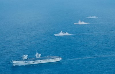 Allied Warships Conduct South China Sea Exercise