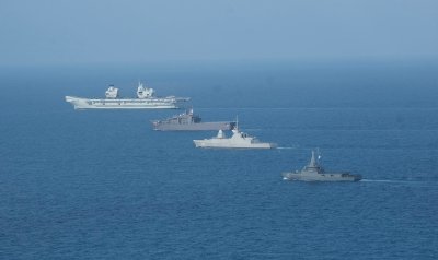Allied Warships Conduct South China Sea Exercise Allied Warships Conduct South China Sea Exercise