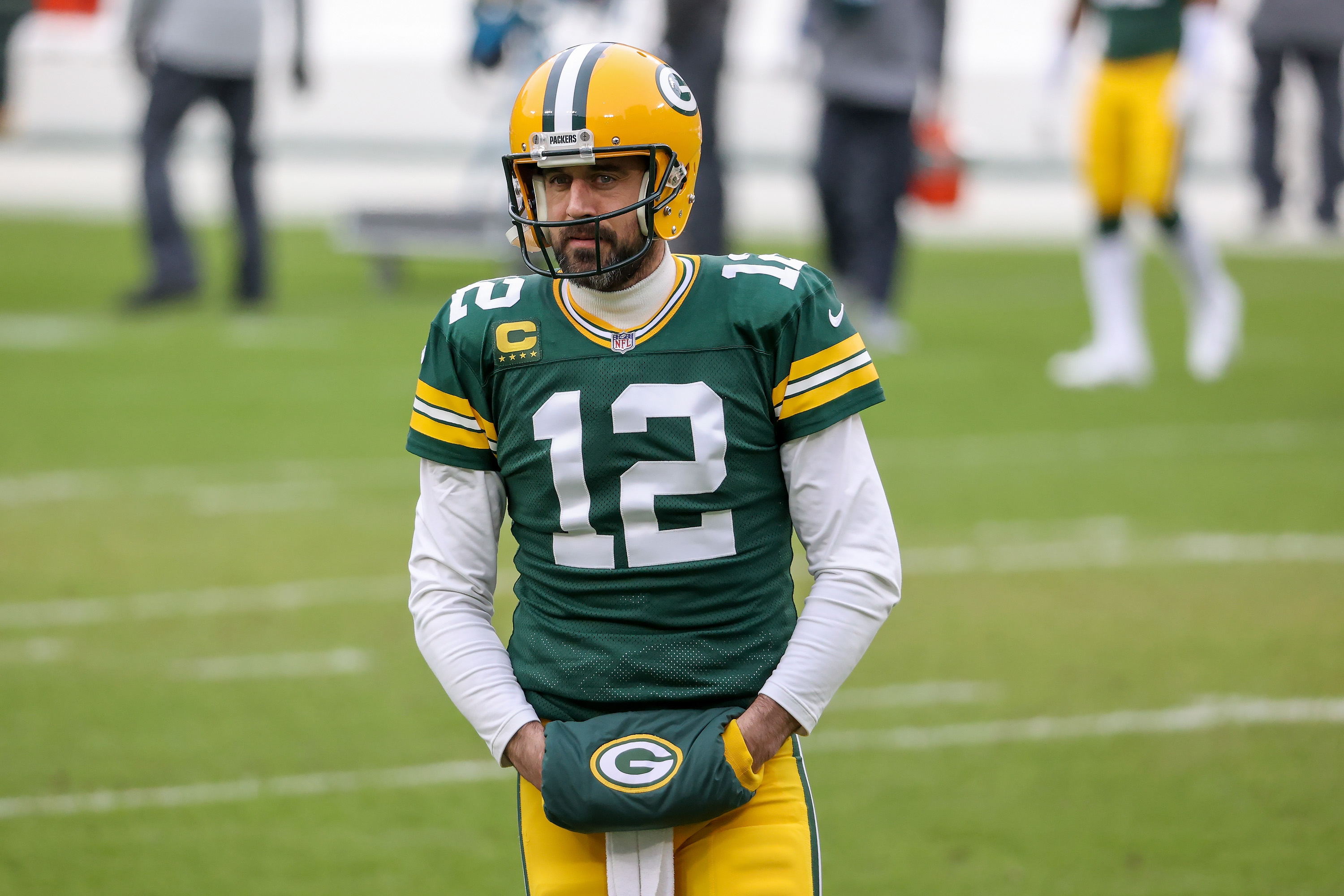 Photos: Green Bay Packers' Aaron Rodgers at 2021 training camp