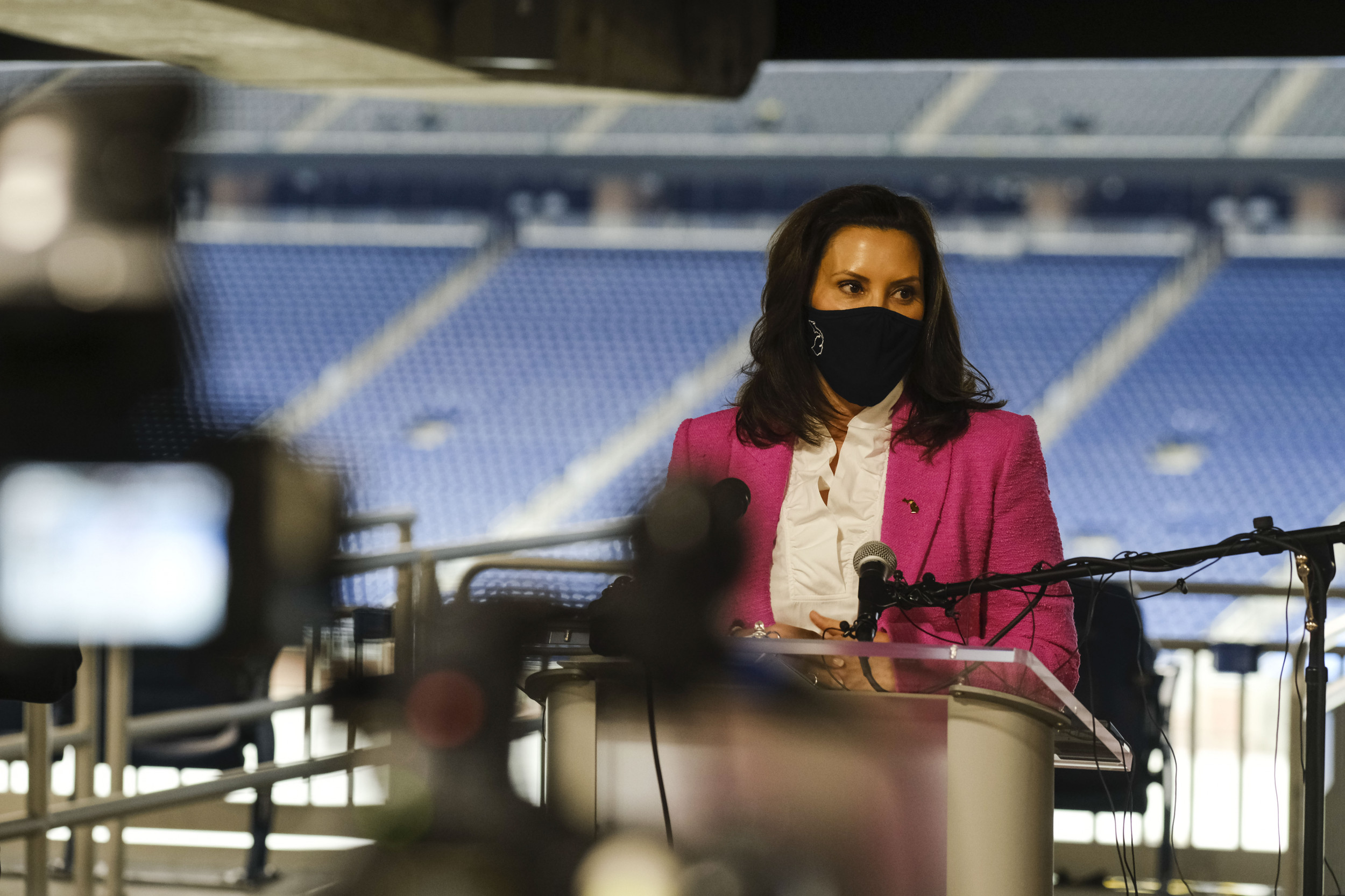 Michigan Gov. Gretchen Whitmer Will Not Restart Mask ...