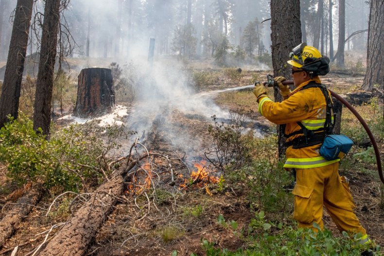 Bootleg wildfire in Oregon
