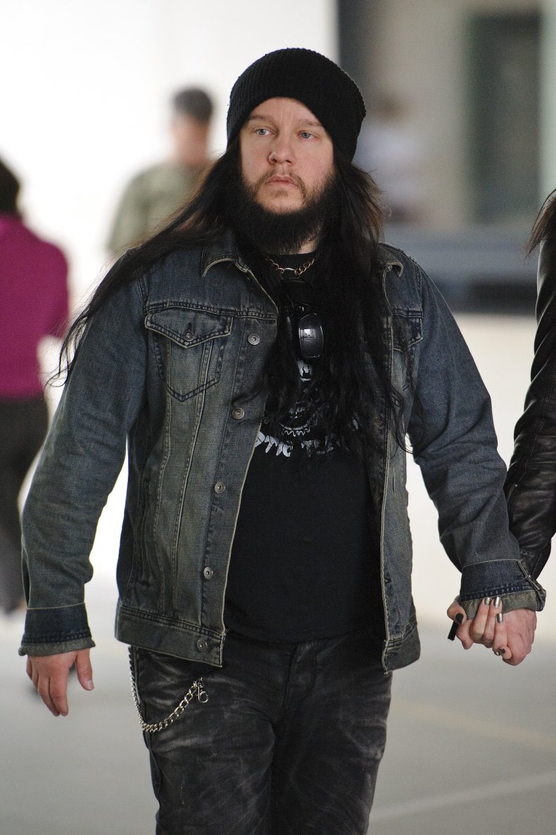 Joey Jordison degli Slipknot a Londra, Regno Unito