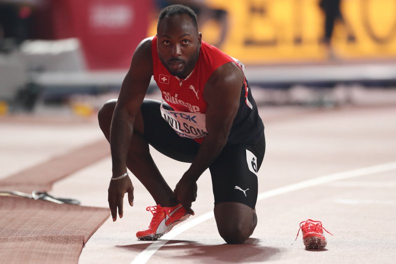 Swiss sprinter Alex Wilson