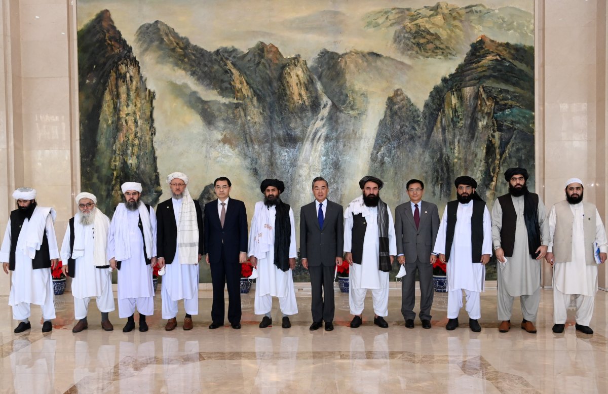 China, Wang, Taliban, Baradar, meet, Tianjin