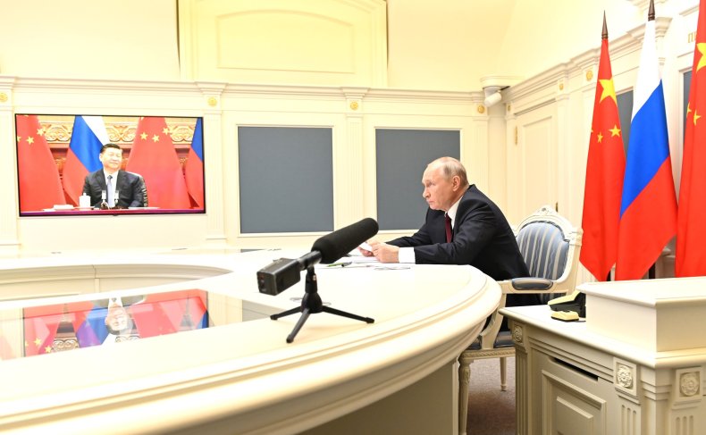 China, Xi, virtual, talks, Russia, Putin