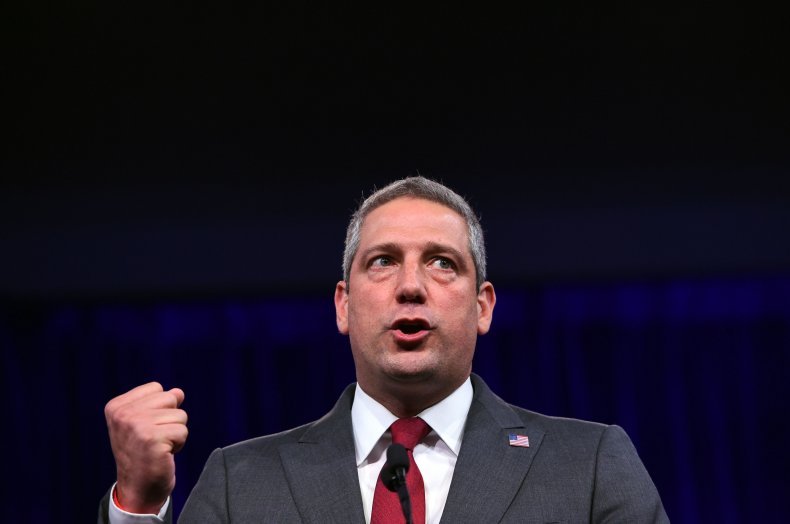 Tim Ryan praised for face mask speech