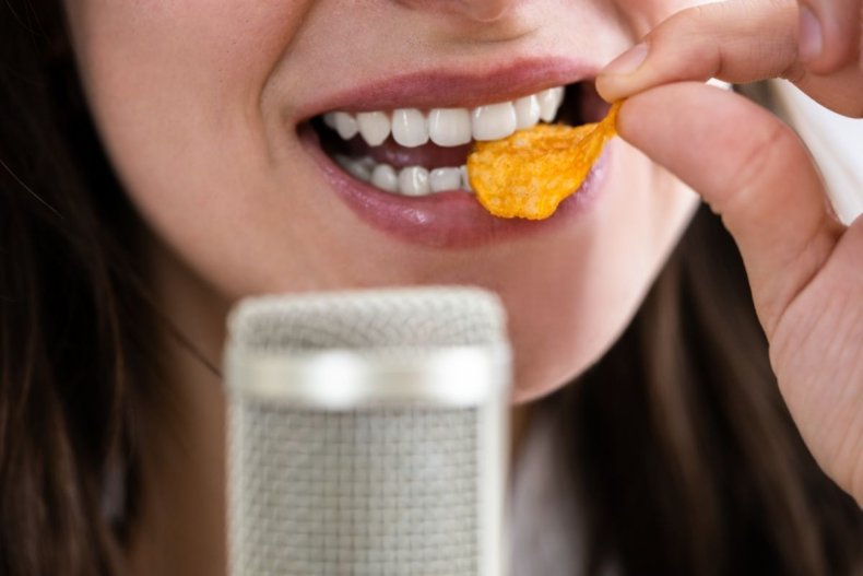 File photo of woman producing ASMR