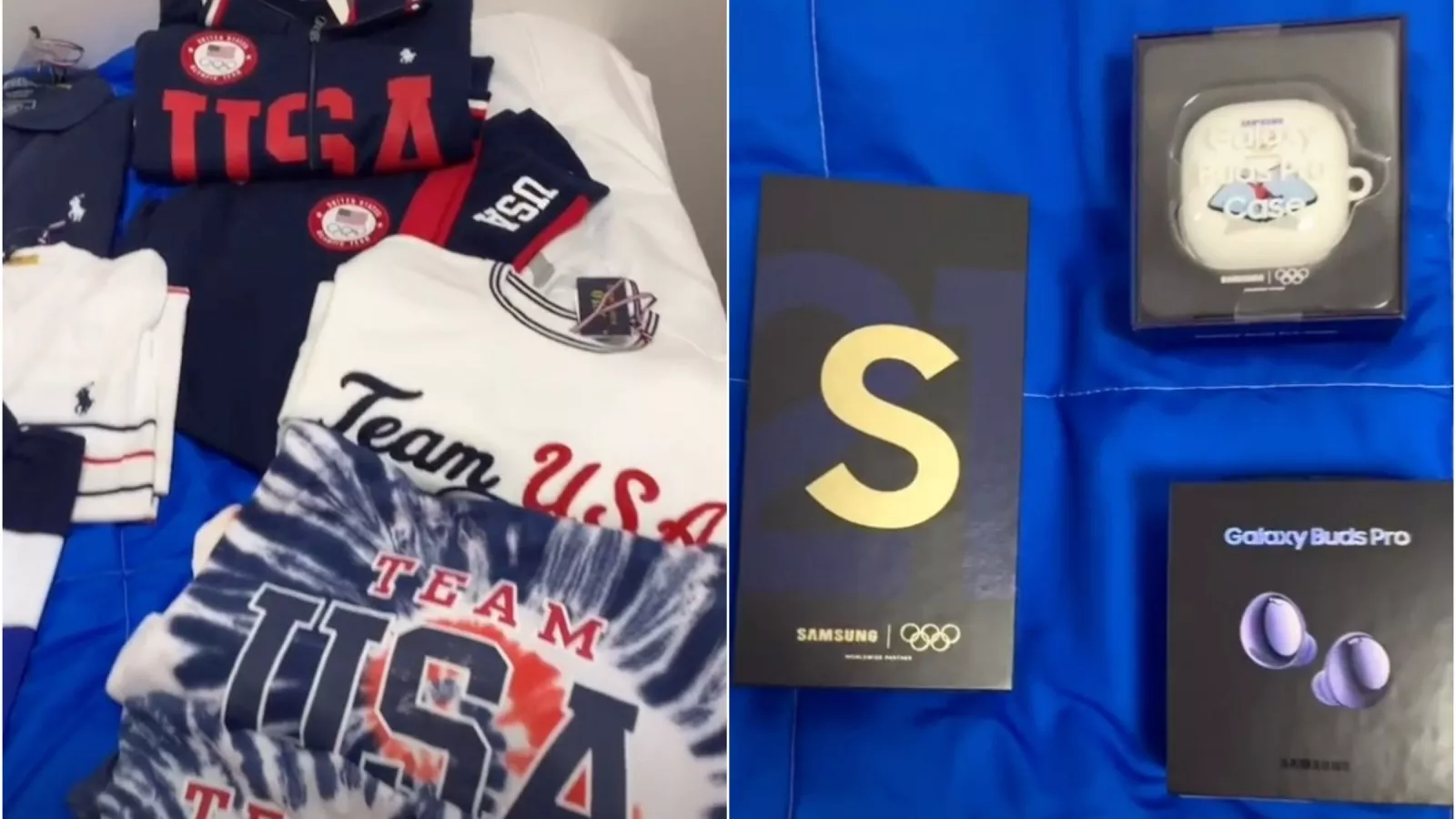Olympians Show Off 'Swag Bags' Tokyo Gives Athletes Complete With New Phones