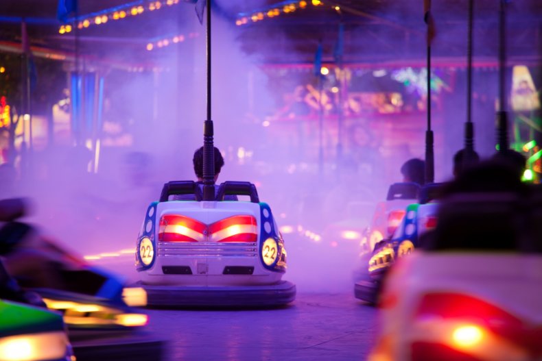 Bumper cars stock pic