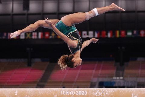 Danusia Francis is an Olympic gymnast 