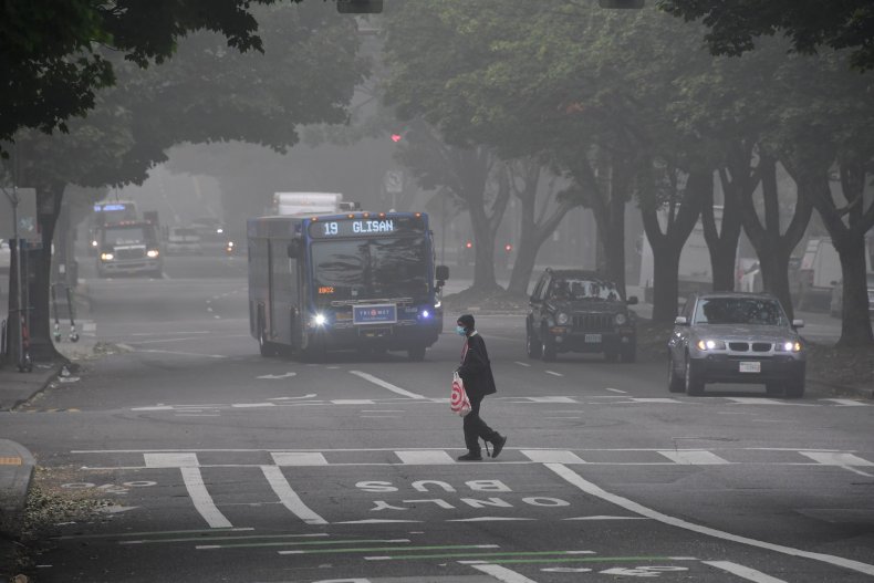 Wildfire Haze in Portland
