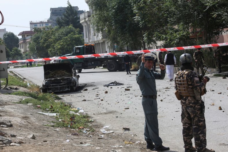 Afghanistan, rocket, attack, presidential, palace, Kabul