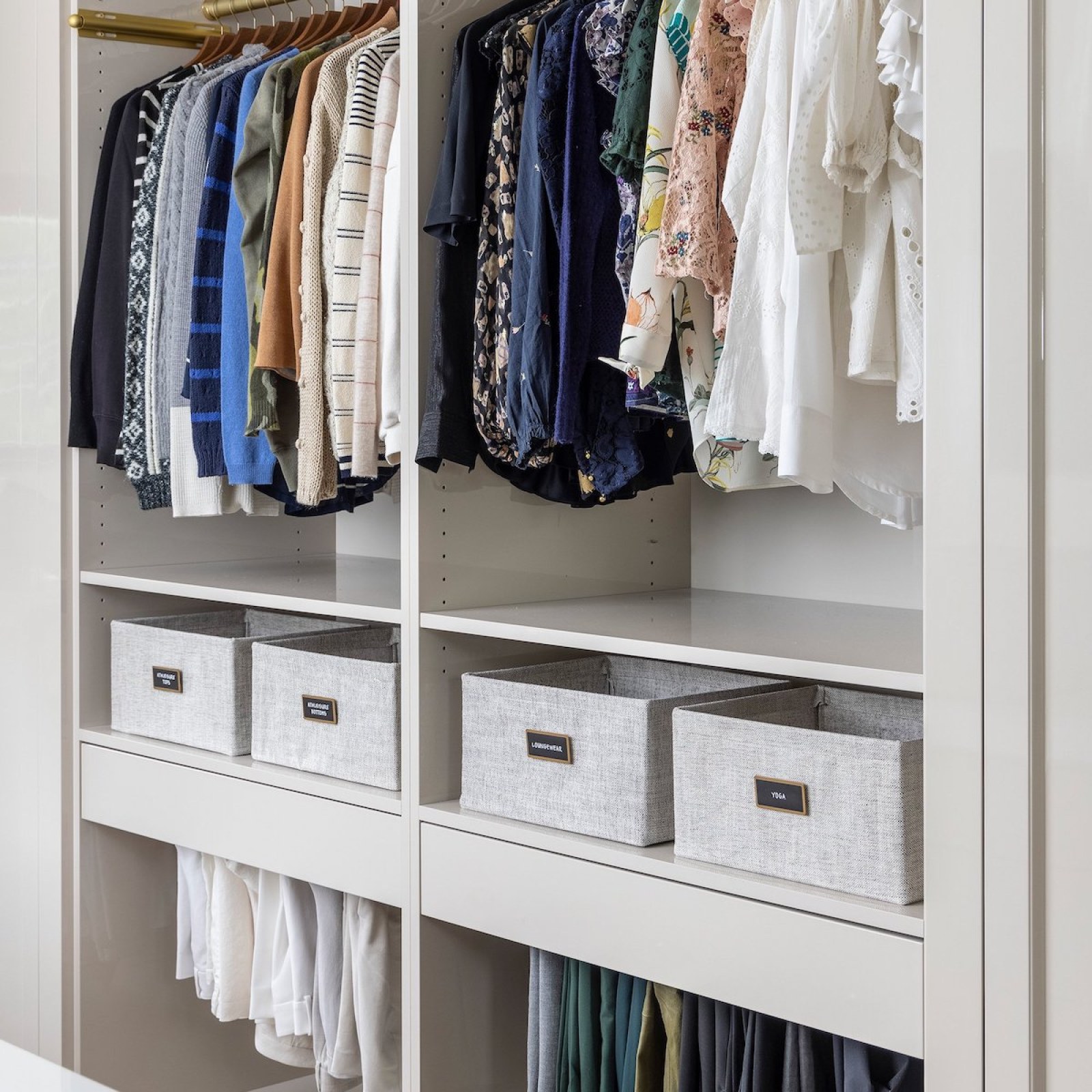 Declutter your bedroom with these five bedroom closet storage ideas