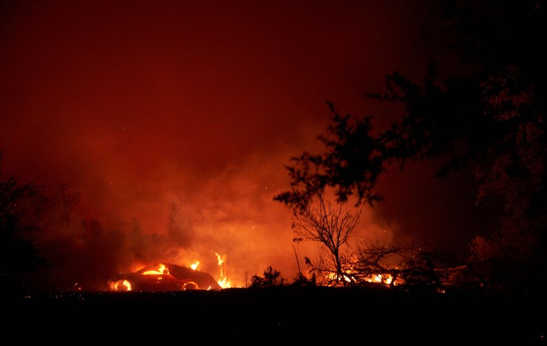 The Zogg Fire in California