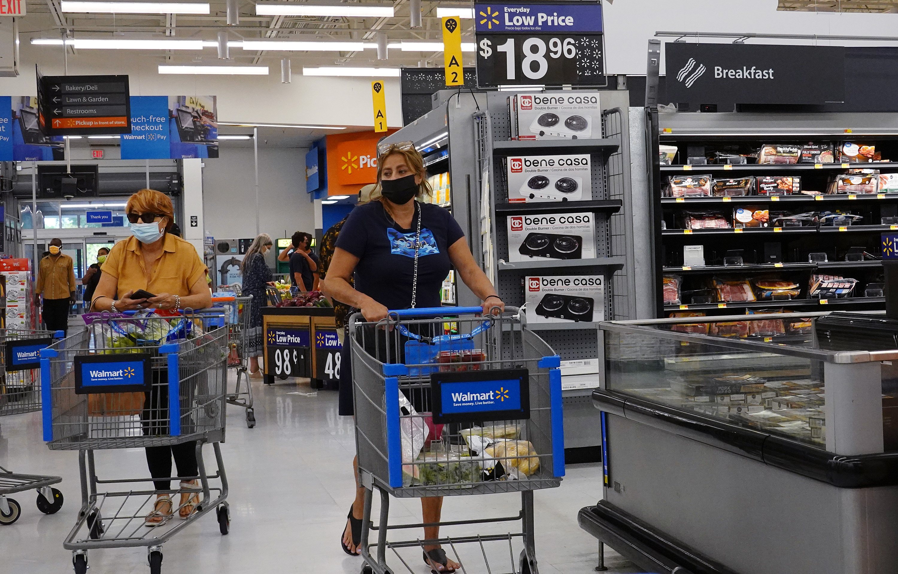 Walmart, Sam's Club Requiring Masks For Staff in CDC Hot Spots, Recommend  For Customers