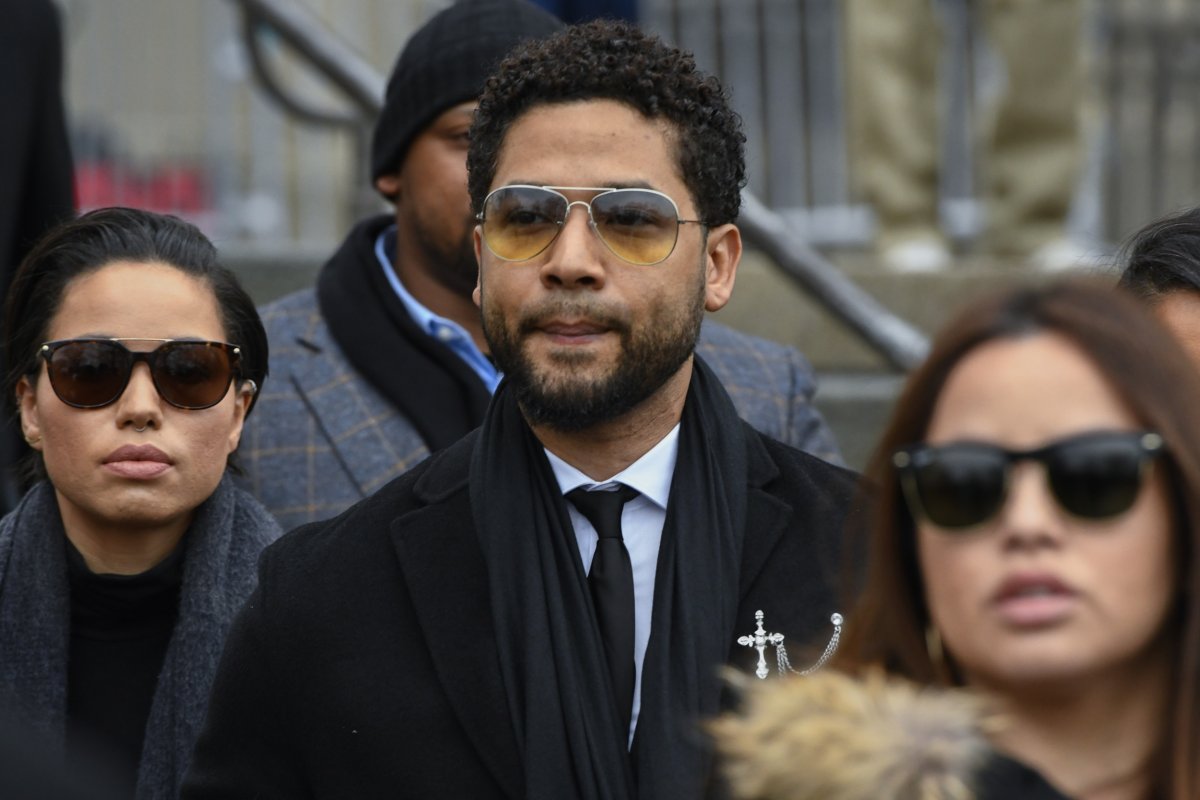 Jussie Smollett Leaves Courthouse
