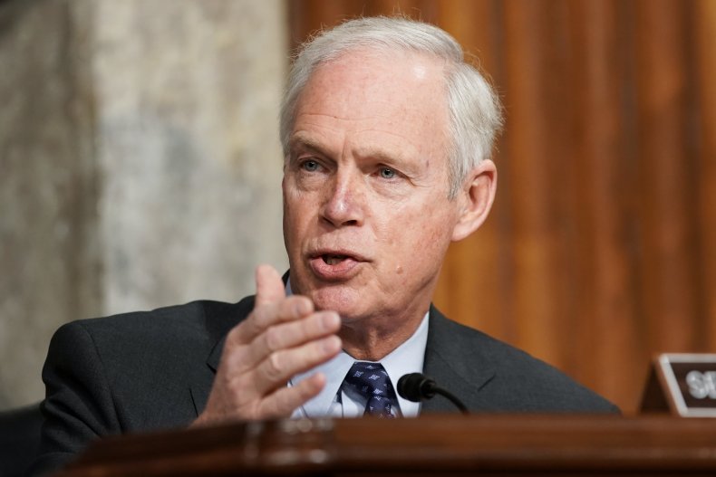 Johnson Asks Question at a Senate Committee