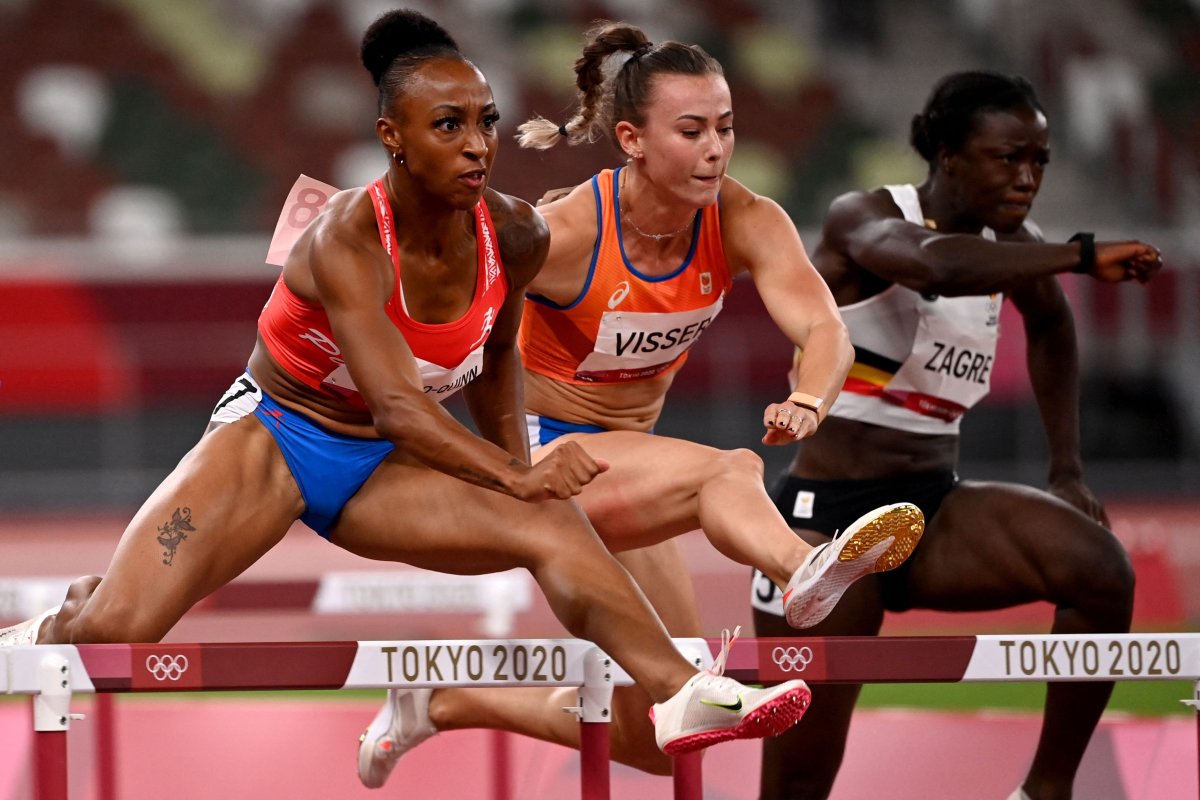 Jasmine Camacho-Quinn set record in Tokyo hurdles