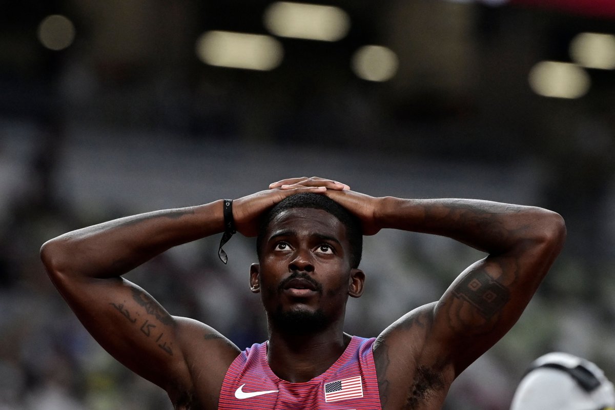 Trayvon Bromell reacts to semi-final disappointment Olympics