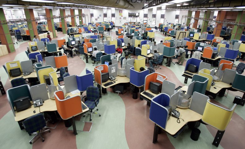 65 arrested for operating fake call center