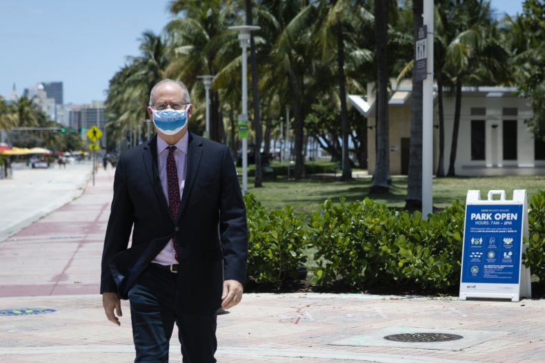 Miami Beach Mayor Dan Gelber DeSantis covid