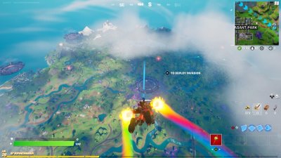 Skydiving to the Party UFO in Fortnite Skydiving to the Party UFO in Fortnite