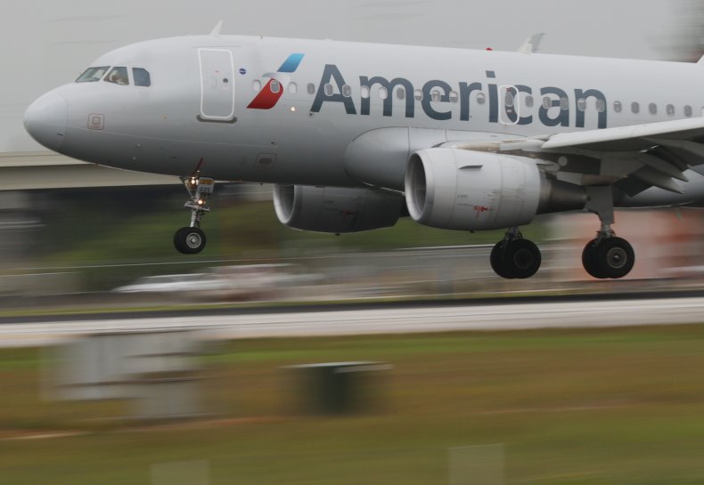 Fight on American Airlines flight