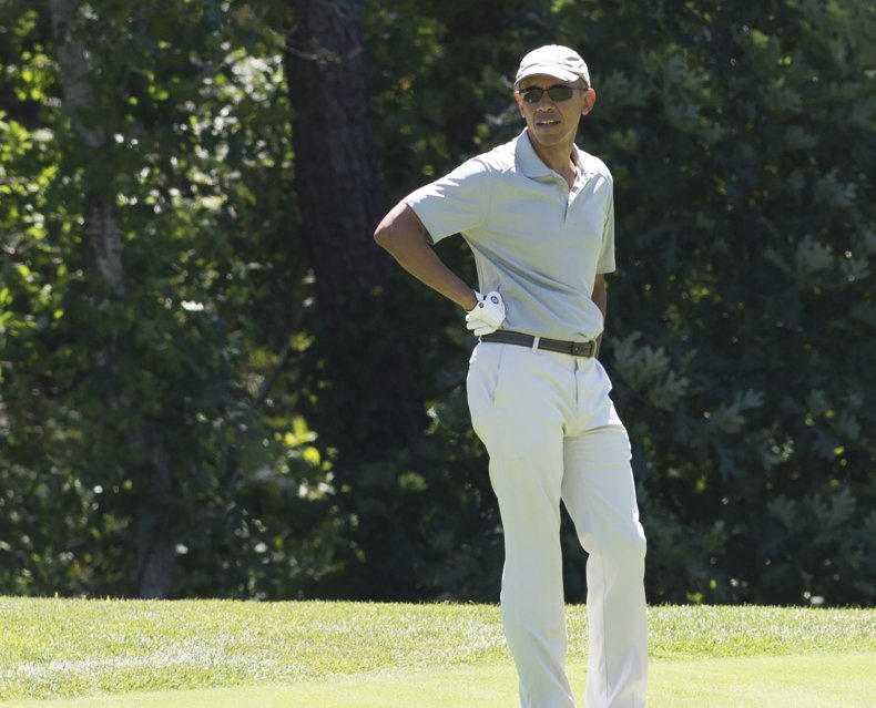 Barack Obama at Martha's Vineyard