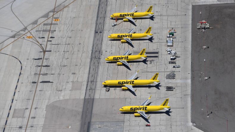 Spirit Cancels One-Third of Their Flights
