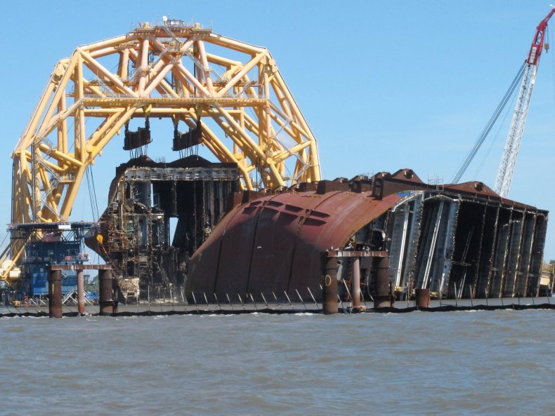 Oil Spill Off Georgia Coast