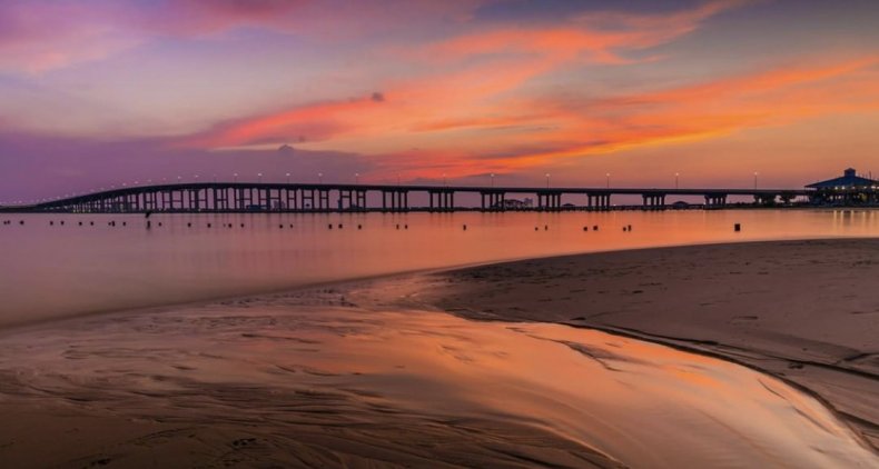 The pier at Ocean Springs.