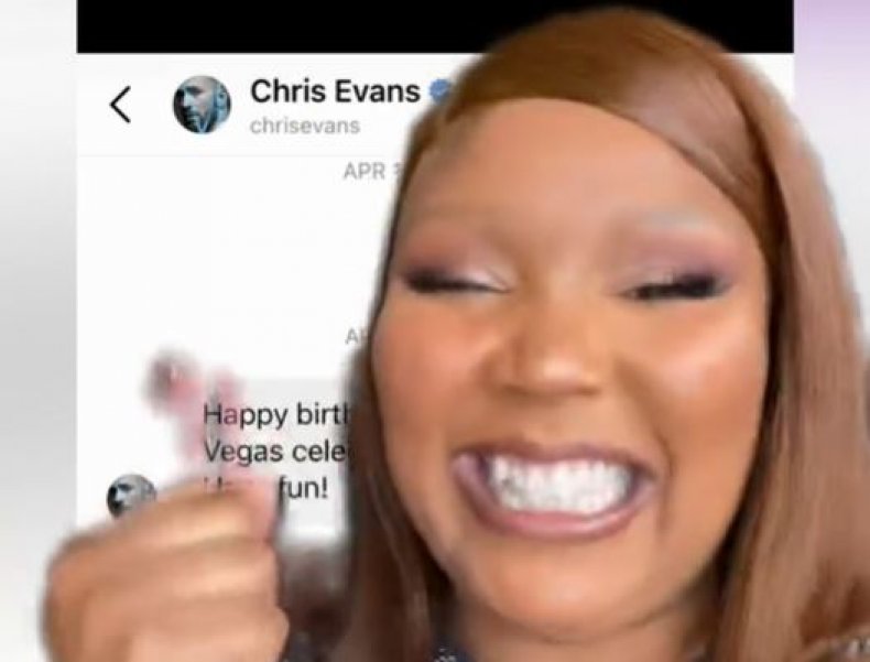 Lizzo TikTok screenshot
