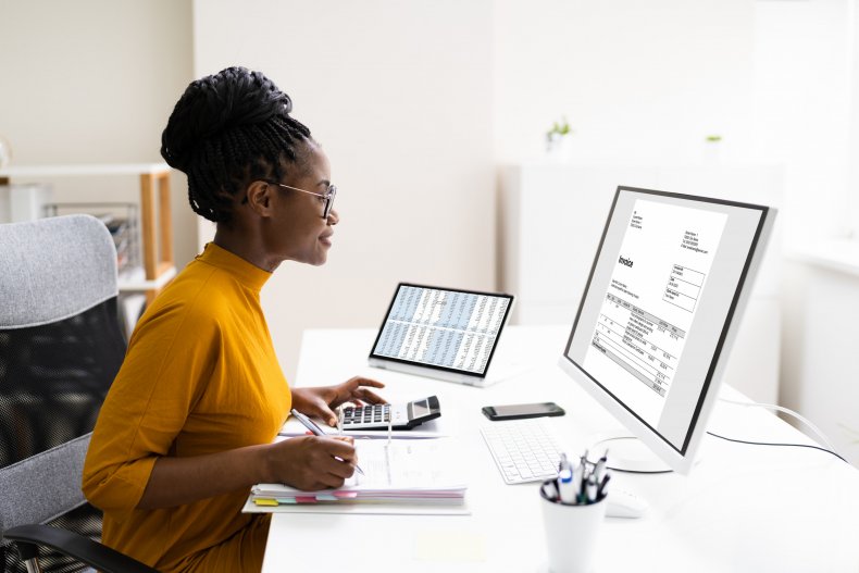 Woman in finance