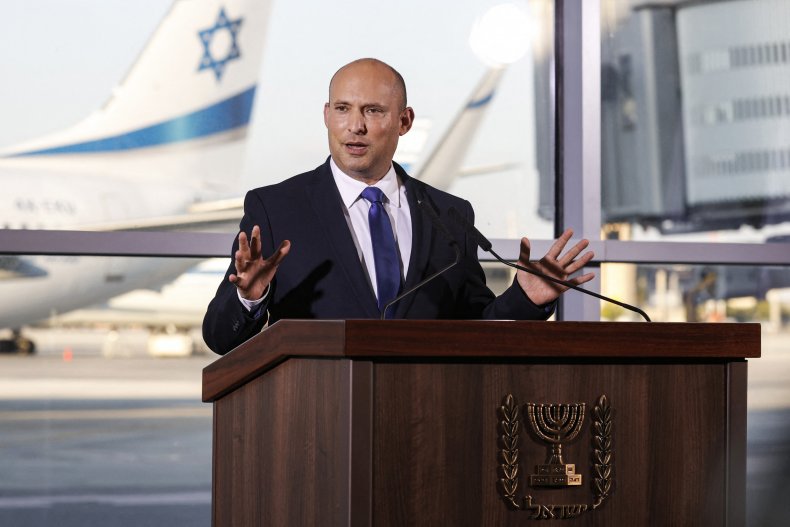 Israeli prime minister Naftali Bennett