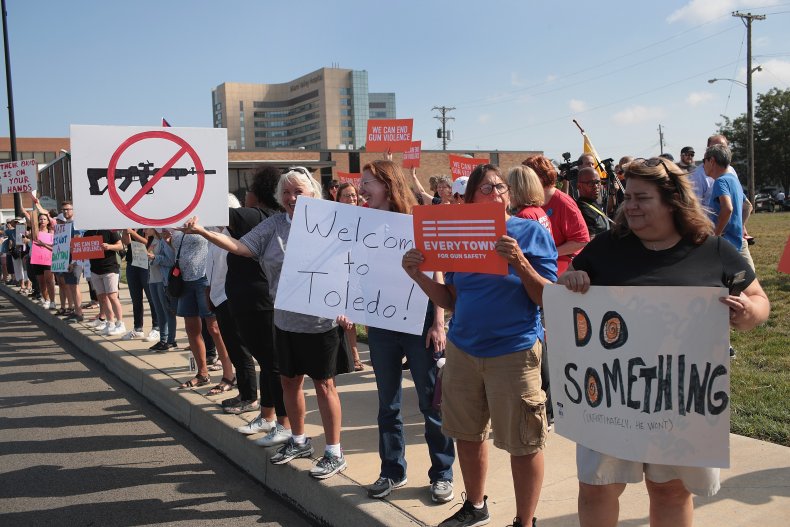 Dayton Gun Violence Protestors