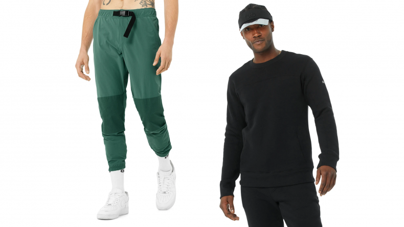 Talus Tech Pant with the Base Sweatshirt