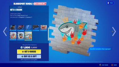 Hes a Shark Spray Hes a Shark Spray