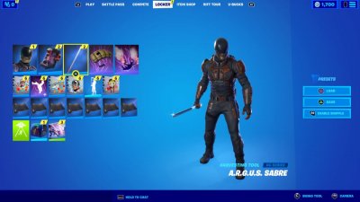 Bloodsport Outfit in the Fortnite Locker 