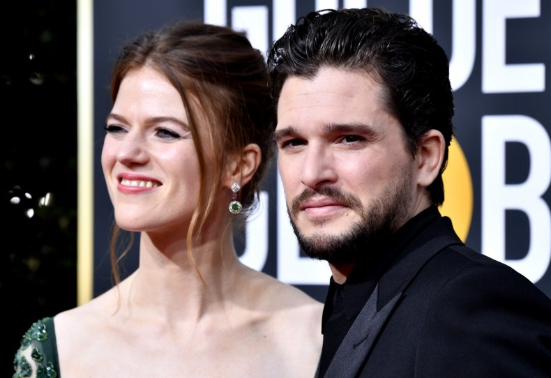 Rose Leslie and Kit Harrington