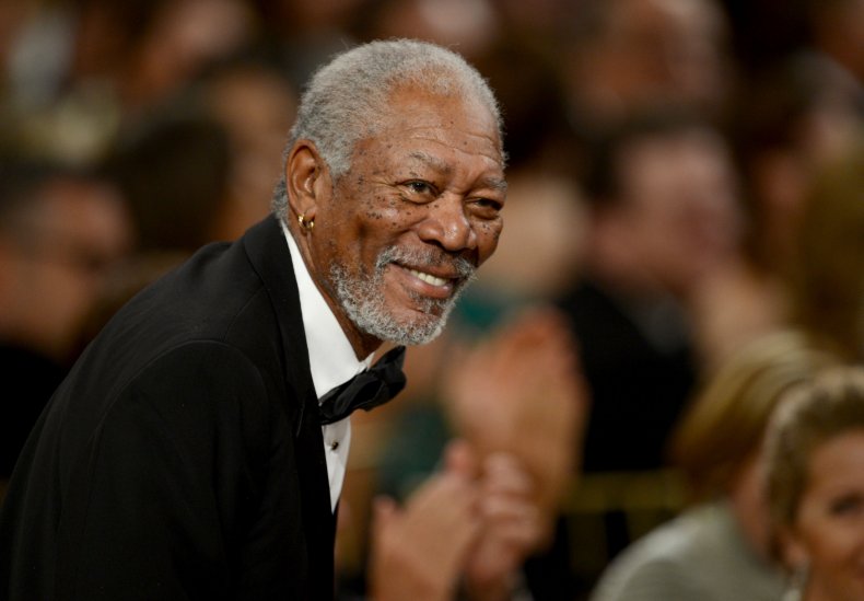 Morgan Freeman in tuxedo 