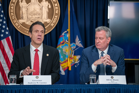 After Calling on Andrew Cuomo to Resign, Bill De Blasio Says Gov ...