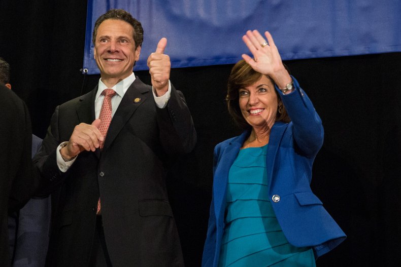 Cuomo Appears with Kathy Hochul in 2014